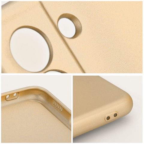 Obal / kryt na Apple iPhone 7 / 8 / SE 2020 / SE 2022 zlatý Forcell Metallic