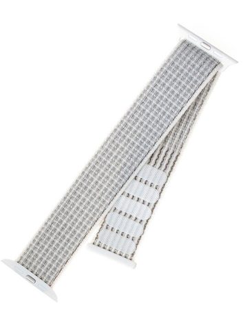 Nylonový řemínek FIXED Strap pro Apple Watch 38mm / 40mm bílý