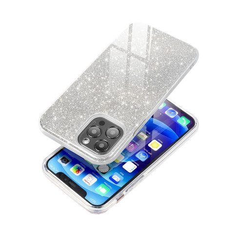 Obal / kryt na Apple iPhone 14 PRO MAX stříbrný - Forcell SHINING