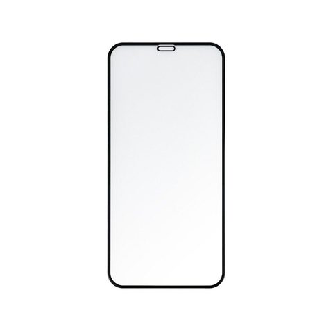 Tvrzené / ochranné sklo Apple iPhone 12 / 12 Pro (MATTE) černé 5D plné lepení NEO