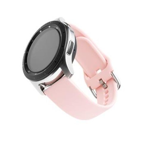 Silikonový řemínek FIXED Strap pro smartwatch 22mm růžový