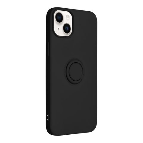 Obal / kryt na Apple iPhone 14 Plus (6.7) černý - Forcell SILICONE RING