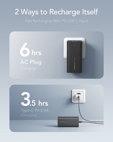 Power Bank VEGER ACE100 - 10000mAh Quick Charge 20W