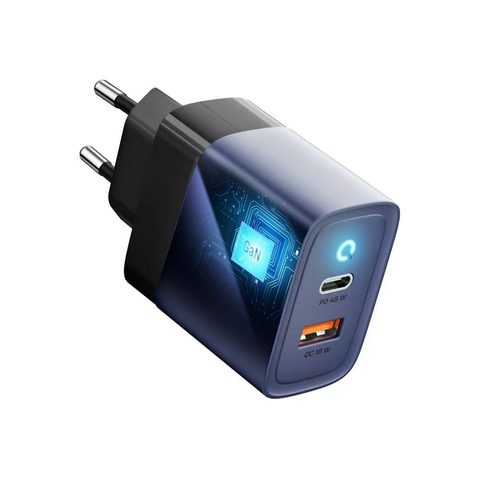 Forcell F-Energy cestovní nabíječka s porty USB-C a USB-A - 4A 45W s funkcí PD a Quick Charge 4.0