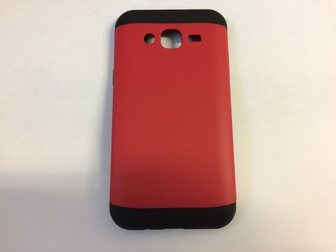 Obal / kryt na Samsung Galaxy J5 červený - odolný