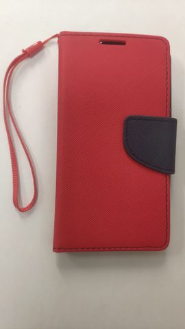 Pouzdro / obal na Samsung Galaxy J2 červené - knížkové Fancy