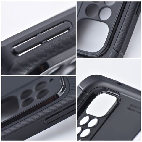 Obal / kryt na Xiaomi Redmi Note 9 černý - Carbon Pro