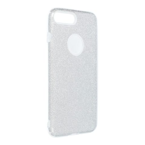 Obal / kryt na Apple iPhone 7 Plus / iPhone 8 Plus stříbrný - Forcell SHINING