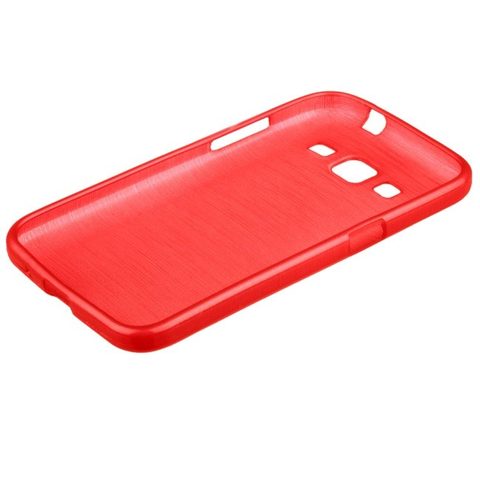 Obal / kryt na Apple iPhone 7 Plus / 8 Plus červený - Jelly Case Brush