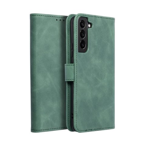 Pouzdro / obal na Samsung Galaxy S22 Plus zelené - knížkové Forcell Tender