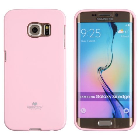 Obal / kryt na Samsung Galaxy S6 růžový - Jelly case