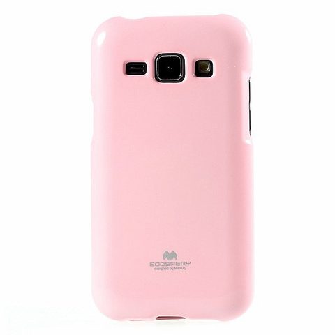 Obal / kryt na Samsung Galaxy J1 sv. růžový - JELLY