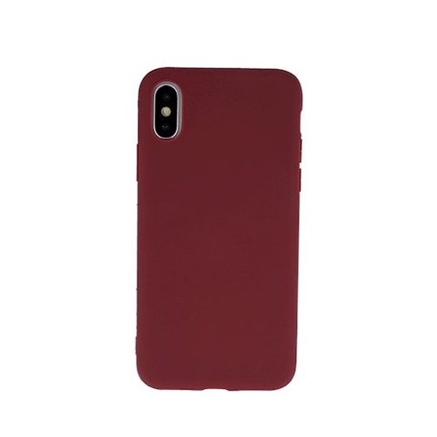 Obal / kryt na Samsung Galaxy S10 Lite červený - MATT