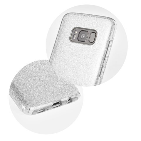 Obal / kryt na Samsung Galaxy M20 stříbrný - SHINING
