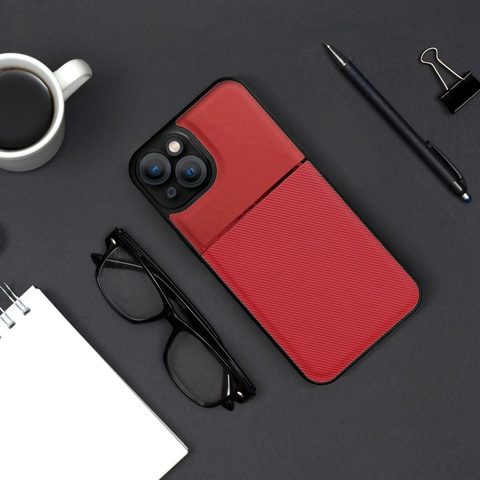 Obal / kryt na Xiaomi Redmi Note 10 ,červený - Forcell NOBLE