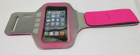 Pouzdro / obal na Iphone 5 růžové - na ruku