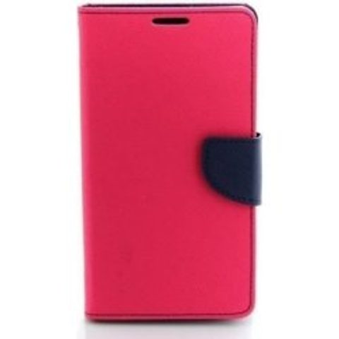 Pouzdro / obal na Samsung Galaxy Xcover 3 růžovo modré - knížkové Fancy Book