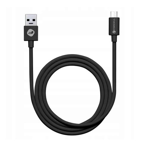 Datový kabel USB / Micro USB - 1m černý - Forcell
