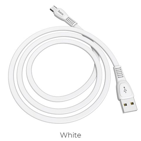 Datový / nabíjecí kabel Micro USB X40 1m bílý HOCO Noah