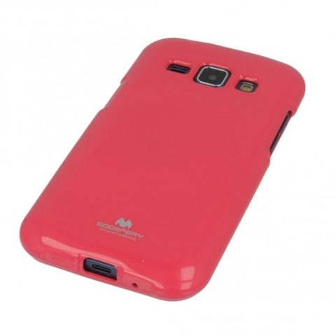 Obal / kryt na Samsung Galaxy J1 růžový - JELLY