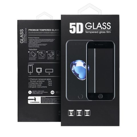 Tvrzené / ochranné sklo Xiaomi Redmi 8 / 8A černé - MG 5D Full Glue Tempered Glass