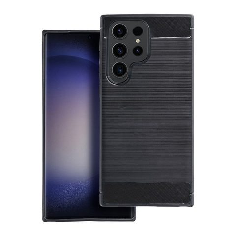 Obal / kryt na Samsung Galaxy J6 2018 černý - Forcell CARBON