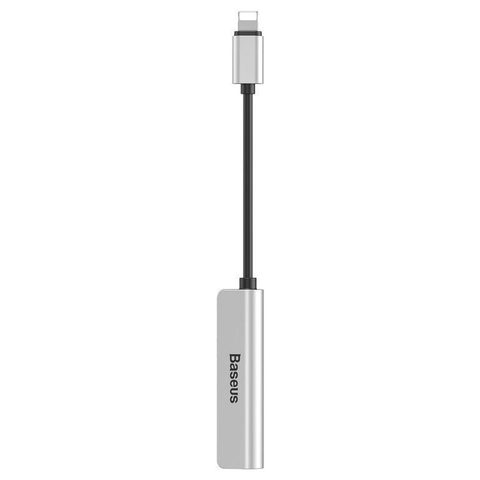 Adaptér BASEUS HF pro Apple Lightning 8-pin to 2x Apple Lightning 8-pin + Jack 3,5mm L52 CALL52-91 stříbrný-černý