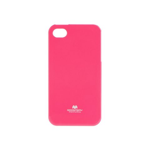 Obal / kryt na Apple iPhone 4S růžový - JELLY