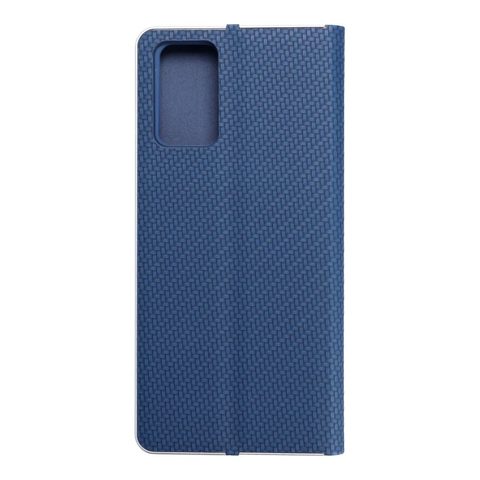 Pouzdro / obal na Samsung Galaxy Note 20 modré - knížkové Luna Carbon