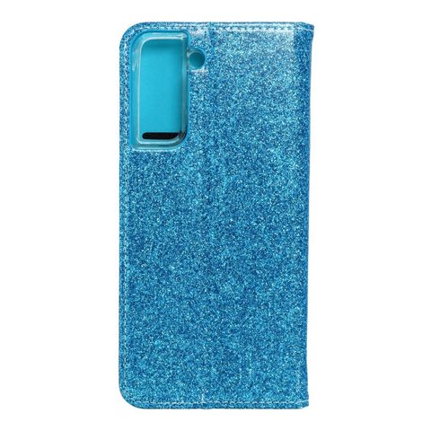 Pouzdro / obal na Samsung Galaxy S21 modré - knížkové Forcell SHINING