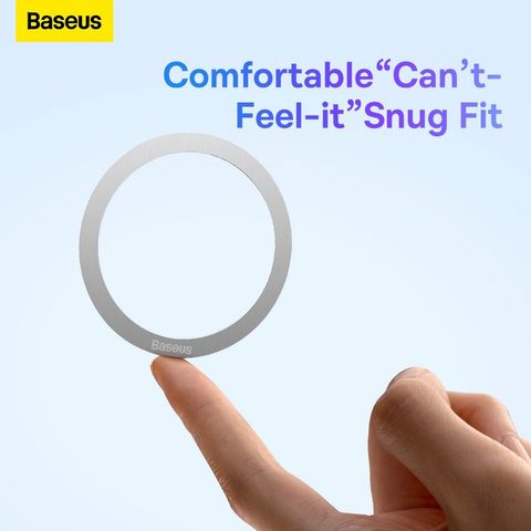 Univerzální kroužek s podporou MagSafe 2ks stříbrný - BASEUS