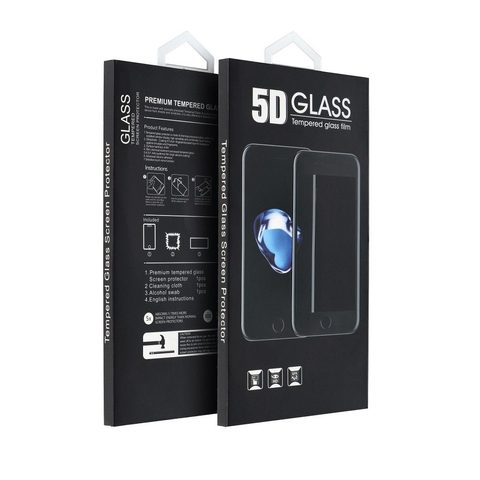Tvrzené / ochranné sklo Apple iPhone 12 / 12 Pro černé - MG 5D plné lepení