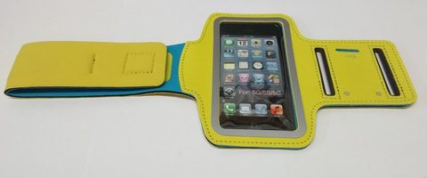 Pouzdro / obal na Iphone 5 žluté - na ruku
