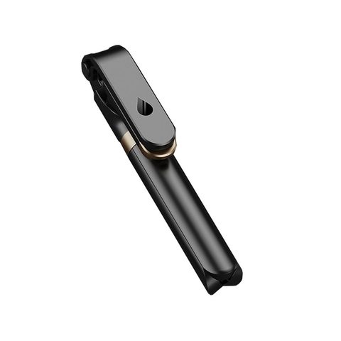 Selfie tyč s LED diódou, čierna - Hoco
