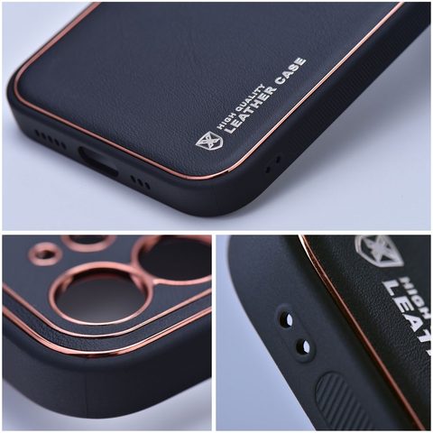 Obal / kryt na Apple iPhone 13 Pro černý - Forcell Leather Case