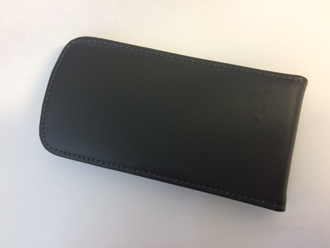 Pouzdro / obal na HTC Desire S černé - flipové kožené
