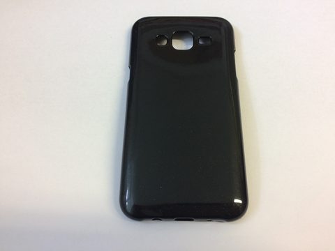 Obal / kryt na Samsung Galaxy J5 černý - Jelly Case Flash