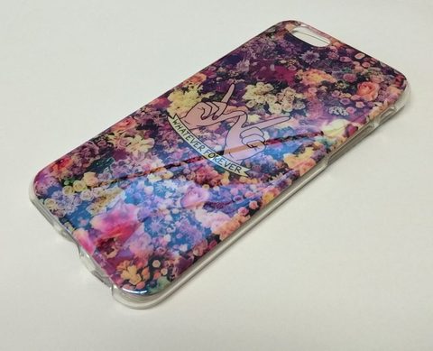 Obal / kryt na Apple iPhone 6 vzor květy