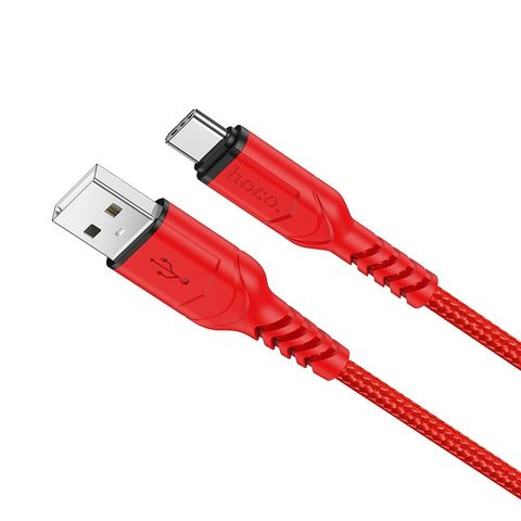Datový kabel Type C, X59, 1m, červený - HOCO