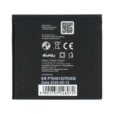 Battery for Sony Ericsson Vivaz (U5)/Vivaz Pro/X8/ST15I/SK17I/ST17I/W19I 1000 mAh Li-Ion Blue Star