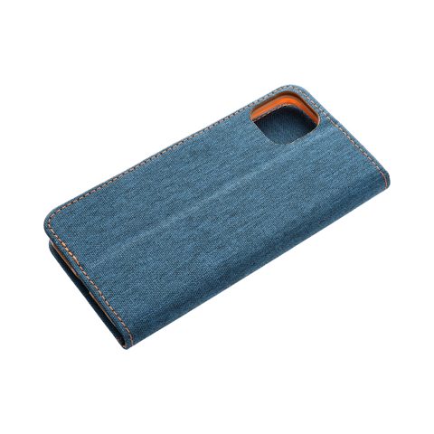 Pouzdro / obal na Xiaomi Redmi Note 12 PRO 4G modrý - knížkový CANVAS book