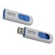Flash disk USB 16GB bílo/modrý - ADATA C008