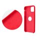 Obal / kryt na Apple iPhone 12 mini červený - Forcell Silicone