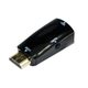 Kabel red. HDMI na VGA + Audio, M/F, černá