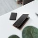 Pouzdro / obal na Apple iPhone 15 Pro černé - knížkové Leather case SMART PRO