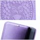 Pouzdro / obal na Samsung Galaxy S24 Ultra lapač snů fialové - knížkové MEZZO