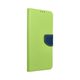 Pouzdro / obal na Huawei P SMART 2021 limetkovo-modrý - Fancy Book