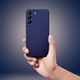 Obal / kryt na Samsung Galaxy S21 FE tmavě modrý - Forcell SOFT Case