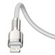 Kabel s konektorem Lightning / USB-C , 2m, bílý - BASEUS