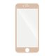 Tvrzené / ochranné sklo Apple iPhone 7 / 8 plus zlaté - MG 3D plné lepení